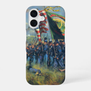 Coque iPhone 16 Troupes de l'Union de la guerre de Sécession Briga