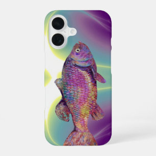 COQUE iPhone 16 TRUITE ARC-EN-CIEL COLORÉE