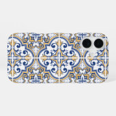 Coque iPhone 16 Tuiles portugaises 1 (Verso Horizontal)