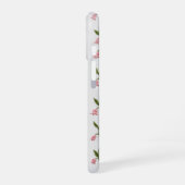 Coque iPhone 16 Tulip embroidered texture iPhone 16 case (Côté gauche)
