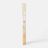 Coque iPhone 16 Tulipe crème Sunrise (Côté gauche)