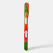 Coque iPhone 16 Tulipes Orange Rouge (Verso / Droite)