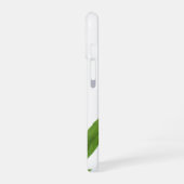 Coque iPhone 16 Tulipes rouges avec verdure (Côté gauche)