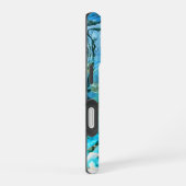 Coque iPhone 16 Turquoise Tropical, Bleu Océan & Vert Algue (Côté droit)