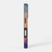 Coque iPhone 16 Twilight violet sur un lac (Côté droit)