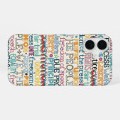 Coque iPhone 16 typo nous le peuple (Verso Horizontal)