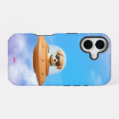 Coque iPhone 16 Ufo dog 3D a2 clouds (Verso Horizontal)