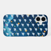 Coque iPhone 16 Ufodog logo 45g starry night (Verso Horizontal)