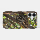 Coque iPhone 16 un beau papillon brun (Verso Horizontal)