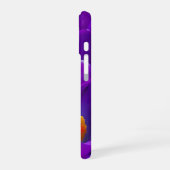 Coque iPhone 16 Un champ de crocus violets (Côté gauche)