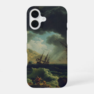 Coque iPhone 16 Un naufrage en mer agitée par Claude-Joseph Vernet
