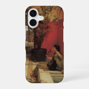 Coque iPhone 16 Un Oleander par Alma Tadema, Fleurs Vintage