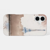 Coque iPhone 16 Un souffle de Paris - aquarelle - (Verso Horizontal)
