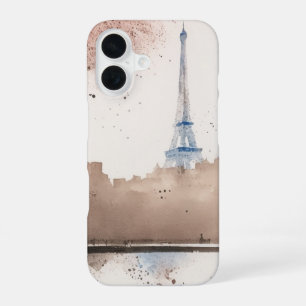 Coque iPhone 16 Un souffle de Paris - aquarelle -