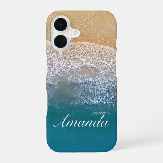 Coque iPhone 16 Une avec la plage (Verso)