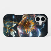 Coque iPhone 16 Une fleur d'espace (Verso Horizontal)