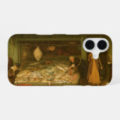 Coque iPhone 16 Une poissonnerie par Frederick Walker (Verso Horizontal)