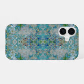 Coque iPhone 16 Unique Moderne Un Design D'Art Abstrait (Verso Horizontal)