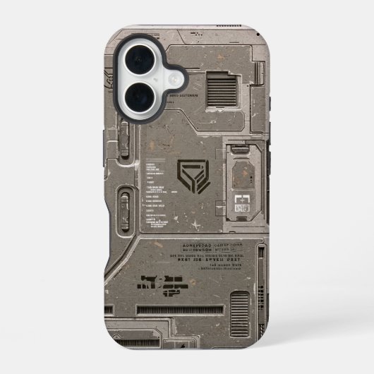 Coque iPhone 16 UNIT-77 #002 : Bastion orbital 2152 (Verso)