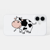 Coque iPhone 16 Vache (Verso Horizontal)