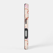 Coque iPhone 16 Vaches roses - Coquette rouge et rose Preppy esthé (Côté droit)