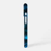Coque iPhone 16 Vague bleu foncé (Côté gauche)