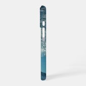 Coque iPhone 16 Vague cristalline (Côté gauche)