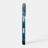 Coque iPhone 16 Vague cristalline (Côté droit)