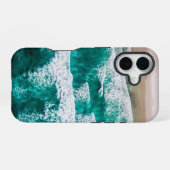 Coque iPhone 16 Vagues (Verso Horizontal)
