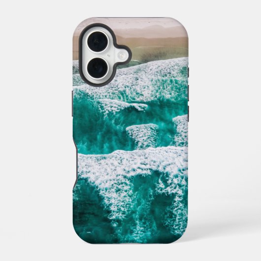 Coque iPhone 16 Vagues (Verso)