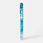Coque iPhone 16 Vagues de l'océan bleu (Côté gauche)