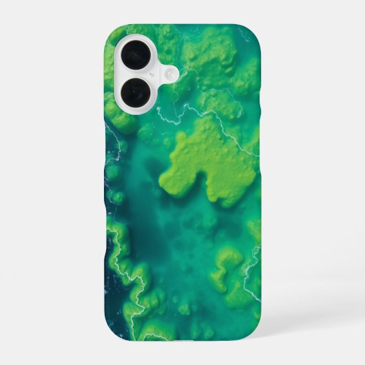Coque iPhone 16 Vagues de Tranquilité : Une Vue Paisible (Verso)