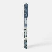 Coque iPhone 16 Vagues orageuses vintage (Côté droit)