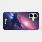 Coque iPhone 16 Vaisseau Galaxie (Verso Horizontal)