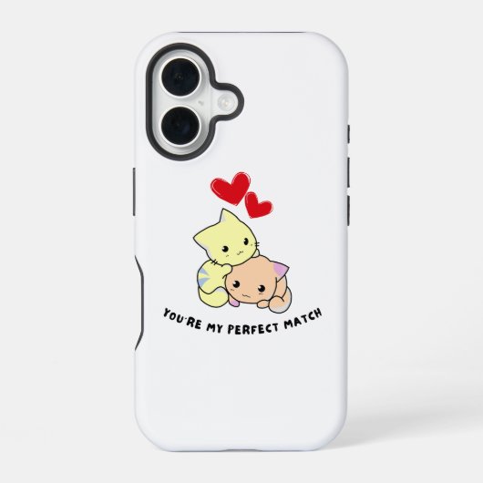 Coque iPhone 16 Valentin parfait (Verso)