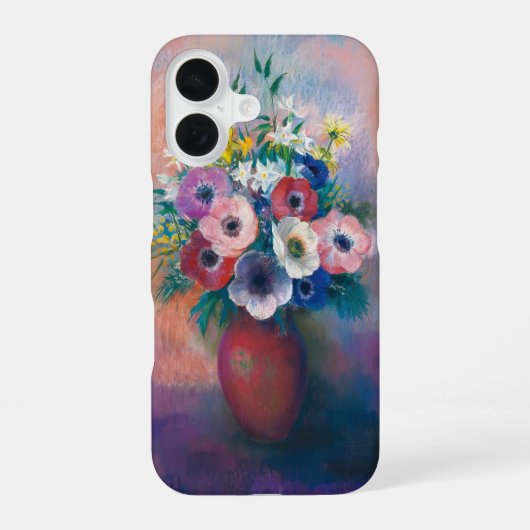 Coque iPhone 16 Vase D’anémones | Odilon Redon (Verso)