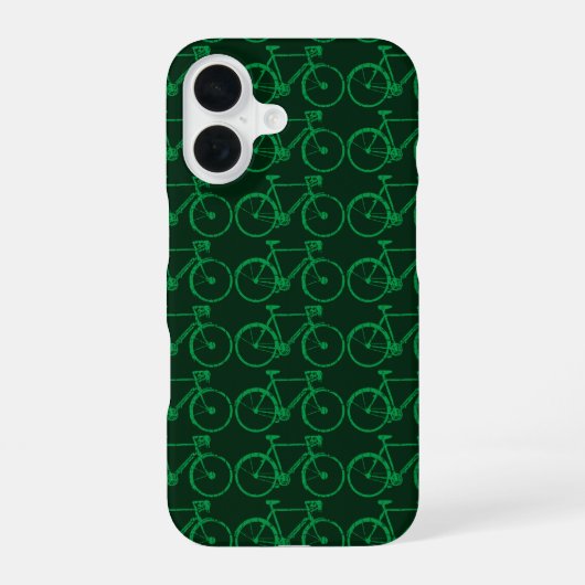 Coque iPhone 16 Vélo/devenez écolo (Verso)