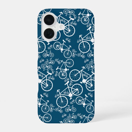 Coque iPhone 16 Vélos grands et petits (Verso)