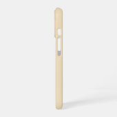 Coque iPhone 16 Verbe de la Bible Beige (Côté gauche)