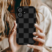 Coque iPhone 16 Vérification rétroactive noire