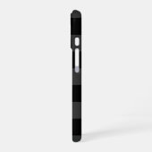 Coque iPhone 16 Vérification rétroactive noire (Côté gauche)