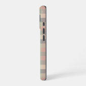 Coque iPhone 16 Vérifications pastel poussiéreuses (Côté gauche)