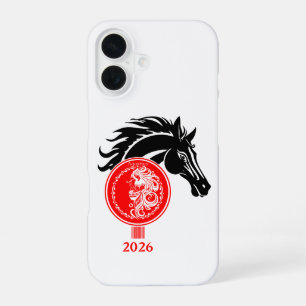 Coque iPhone 16 Verseau x Année du Cheval 2026