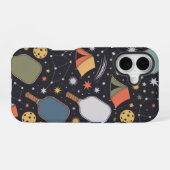 Coque iPhone 16 Vibes de pickleball en camping avec des constellat (Verso Horizontal)