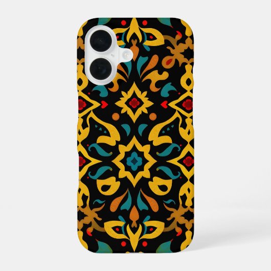 Coque iPhone 16 Vibrant Exotic Tile Phone Case (Verso)