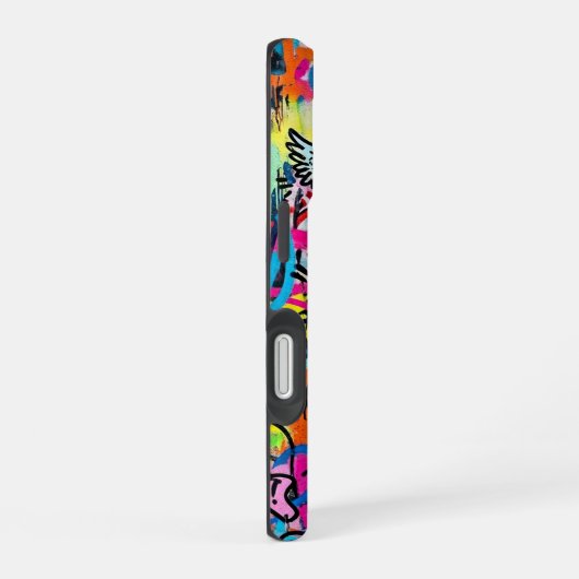 Coque iPhone 16 Vibrant Neon Graffiti Pattern iPhone 16 case (Côté droit)