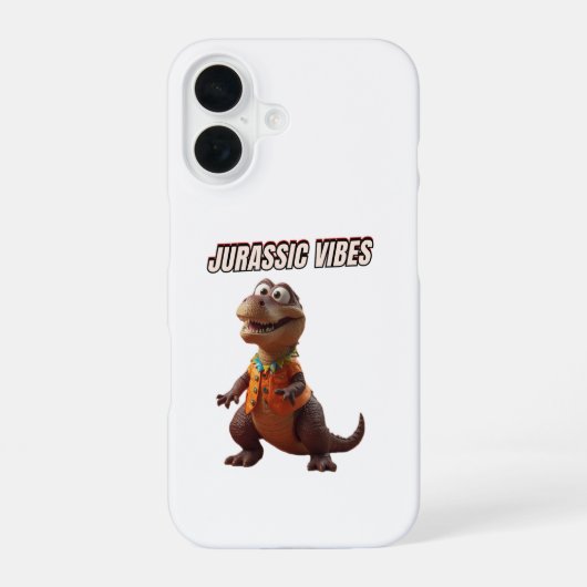 Coque iPhone 16 Vibrations Jurassiques (Verso)