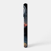 Coque iPhone 16 Vibrations Tropicales Psychédéliques (Côté gauche)