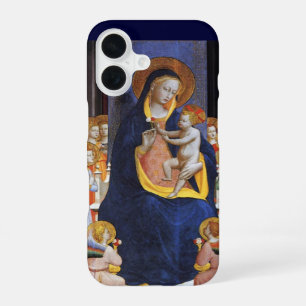COQUE iPhone 16 VIERGE À L'ENFANT,ANGES ET SAINTS