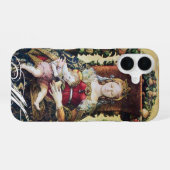 Coque iPhone 16 VIERGE À L'ENFANT Monogramme (Verso Horizontal)